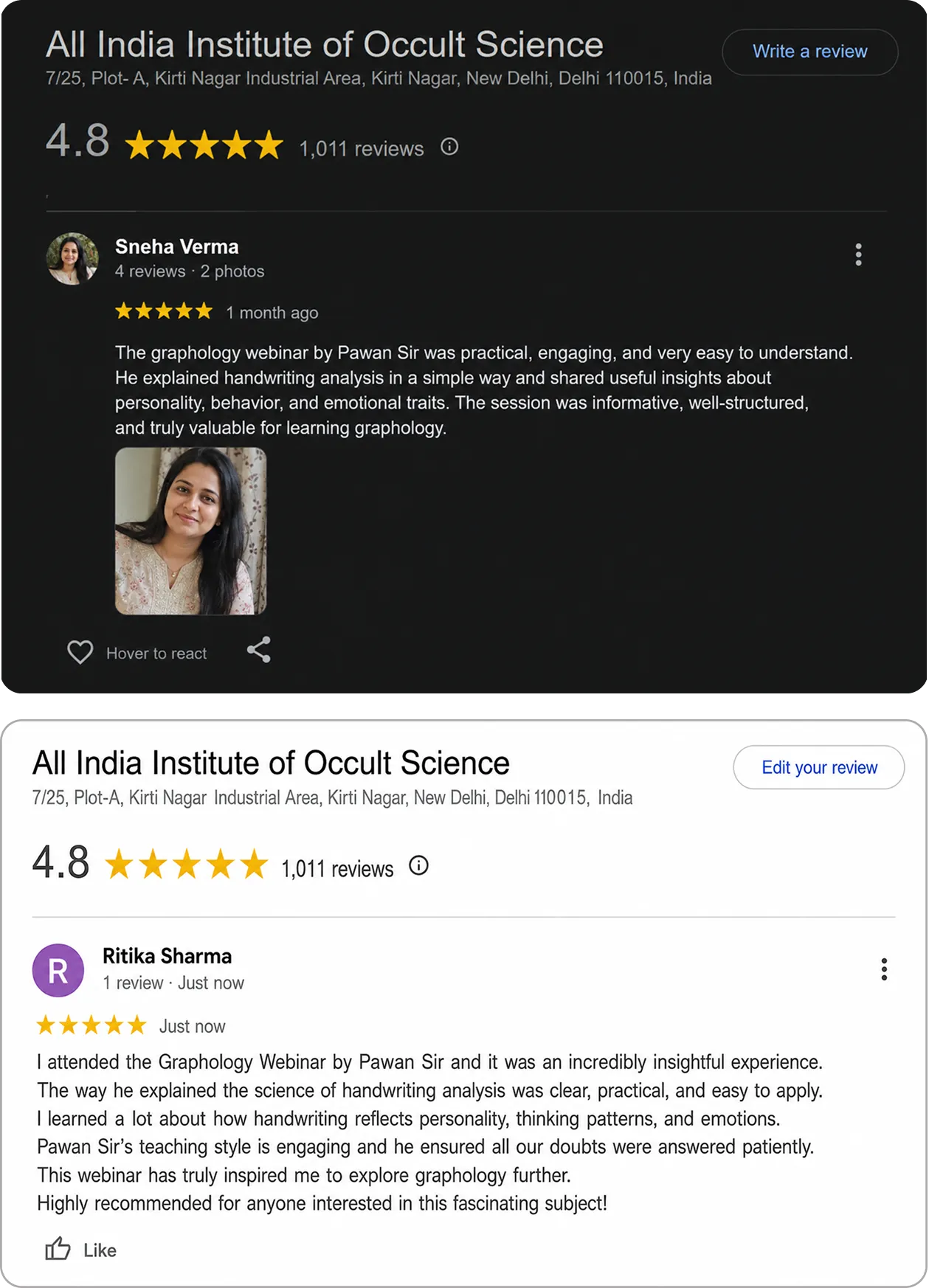 Student review